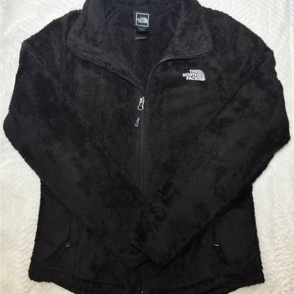 The North Face Black Full-Zip Fuzzy Fleece Jacket  size M